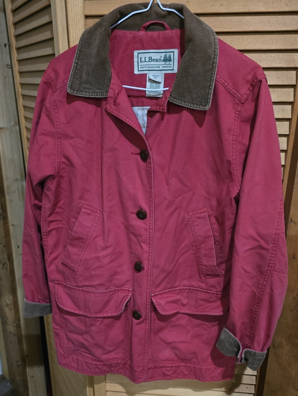 Vintage LL Bean Barn Coat Chore Jacket Womens XS